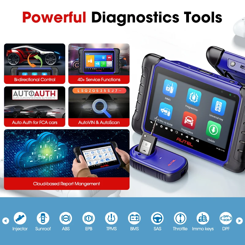Autel Maxiim IM508S PRO IMMO مفتاح مبرمج مفتاح فوب أدوات البرمجة أداة تشخيص السيارات جميع الأنظمة التشخيص PK IM508