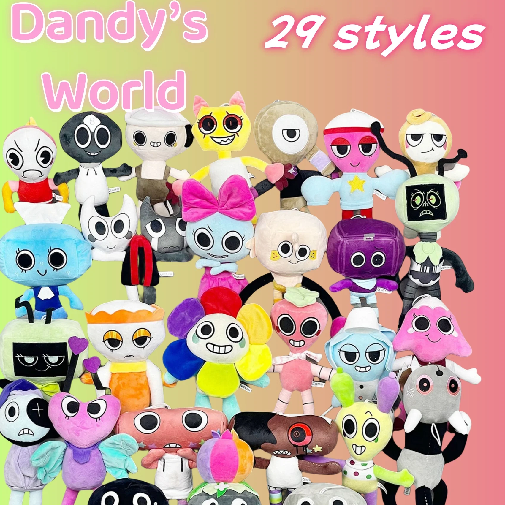 لطيف Dandy'S العالم أفخم لعبة Dandy العالم الخردة لينة محشوة ألعاب من نسيج مخملي لطيف بلوشي وسادة الدمى لهدايا عيد الميلاد