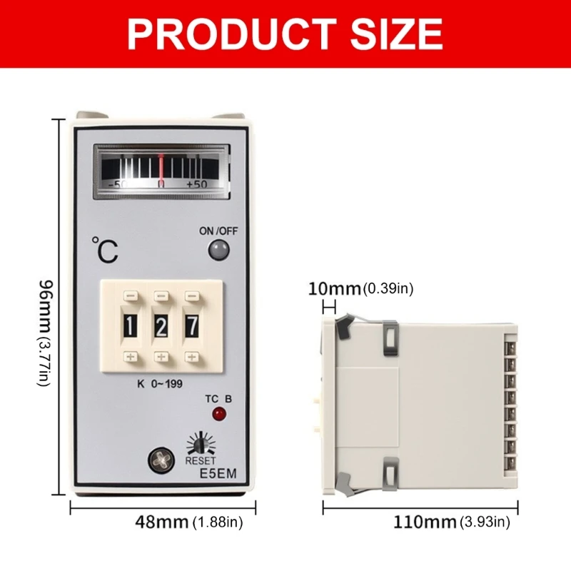 Professional K Type Thermostat Controller Digital Display Simple Operate для управления температурой температуры формования