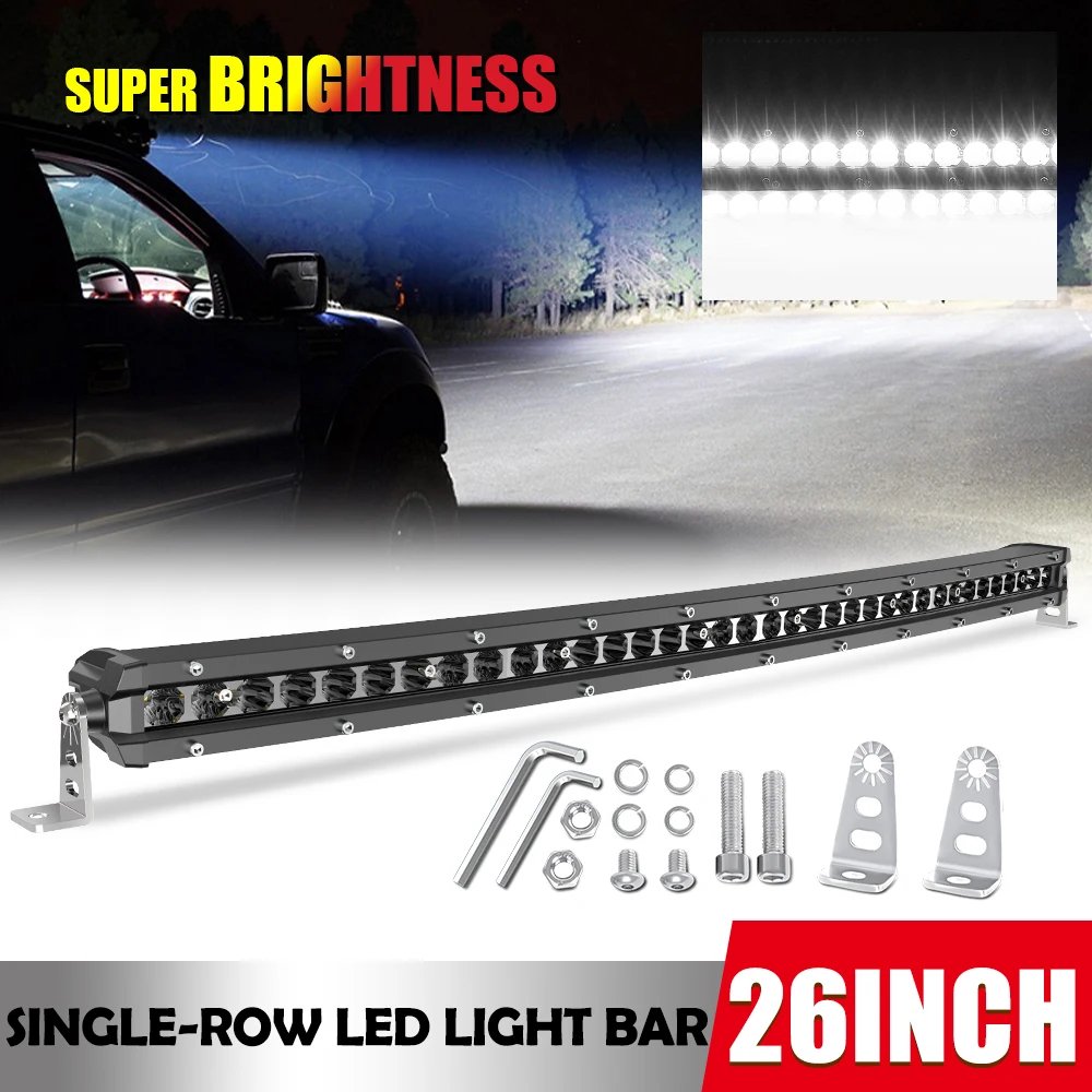 

HAOLIDE 50-дюймовая изогнутая светодиодная панель COMBO Тонкий внедорожный светодиодный рабочий фонарь 80000LM Вождение автомобиля Грузовик 4x4 Внедорожник ATV Лодка Трактор 12 В 24 В