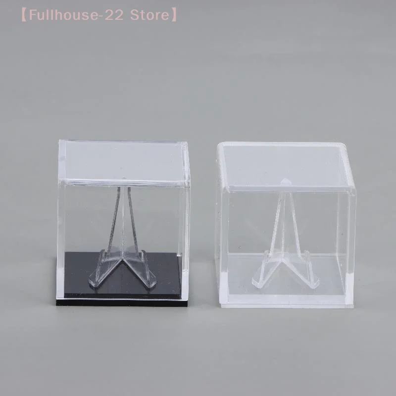 【MAX-22】Acrylic Guitar Pick Display Box With Stand Collectible Rack Storage Case Transparent Pick Jewelry Holder