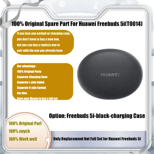 Pieza de repuesto 100% Original para auriculares inalámbricos Bluetooth Huawei FreeBuds 5i, pieza de repuesto única izquierda derecha o funda de carga