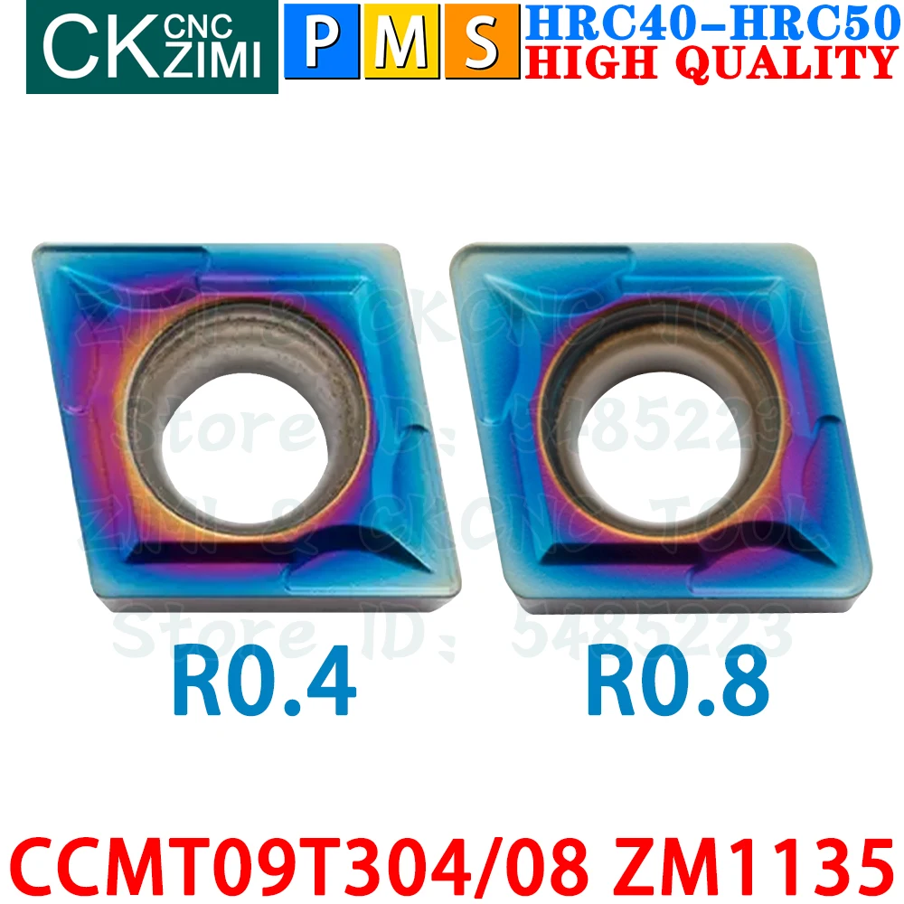 CCMT09T304 ZM1135 CCMT09T308 ZM1135 CCMT32.51 CCMT32.52 Sisipan Karbida Alat Sisipan Pembalik Internal Eksternal Alat Pemotong Bubut Logam CNC CCMT 09T3 CCMT09T3 Alat pertukangan