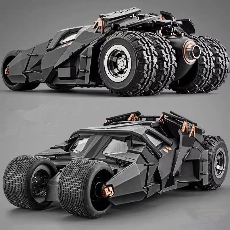 

1/24 Classic Movie Car 2008 Batmobile Alloy Concept Bat Sports Car Model Diecasts Metal Race Car Model Sound Light Kids Toy Gift