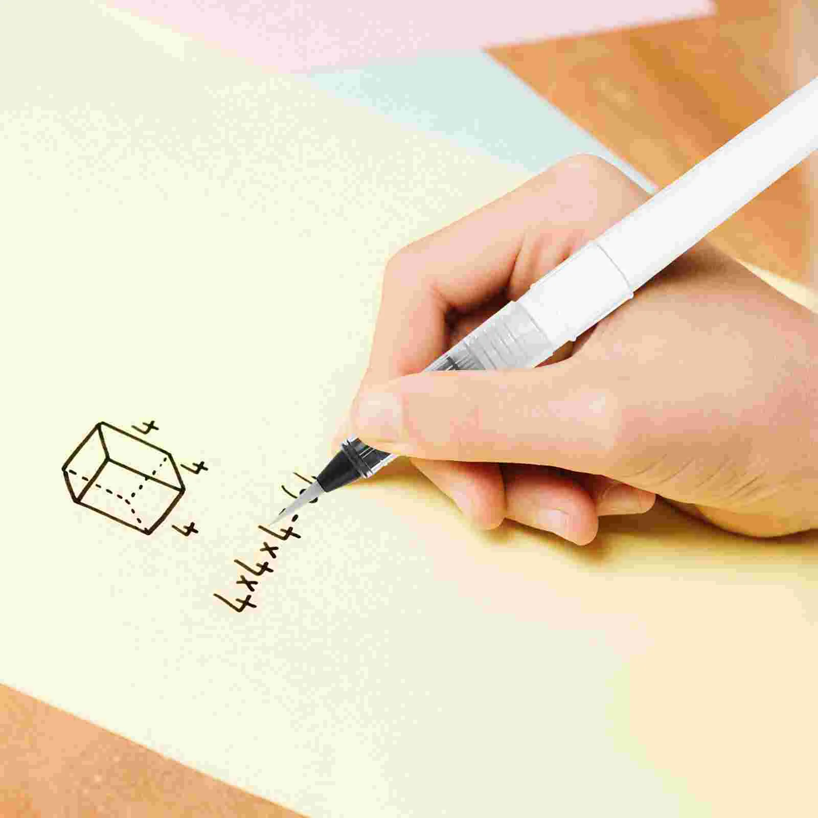 10 Pcs Ink Pen Water Color Brush Pens Paintbrush Soluble Colored Pencils Coloring