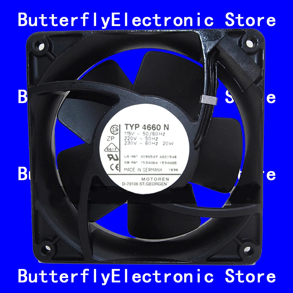 

NEW ORIGINAL TYP 4660N 4660 N AC 115V/230V 19W/18W COOLING FAN 12038 120*120*38mm