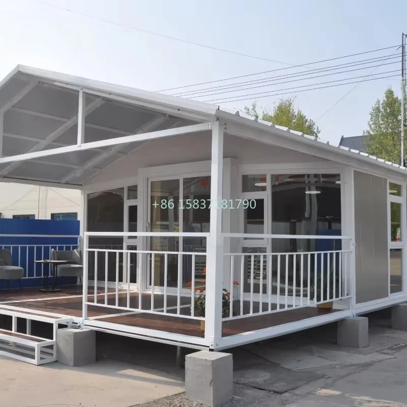 Expandable Folding Container House 20FT 30FT 40FT Prefabricated Tiny Home Portable Container Steel Prefabricated Modular Houses