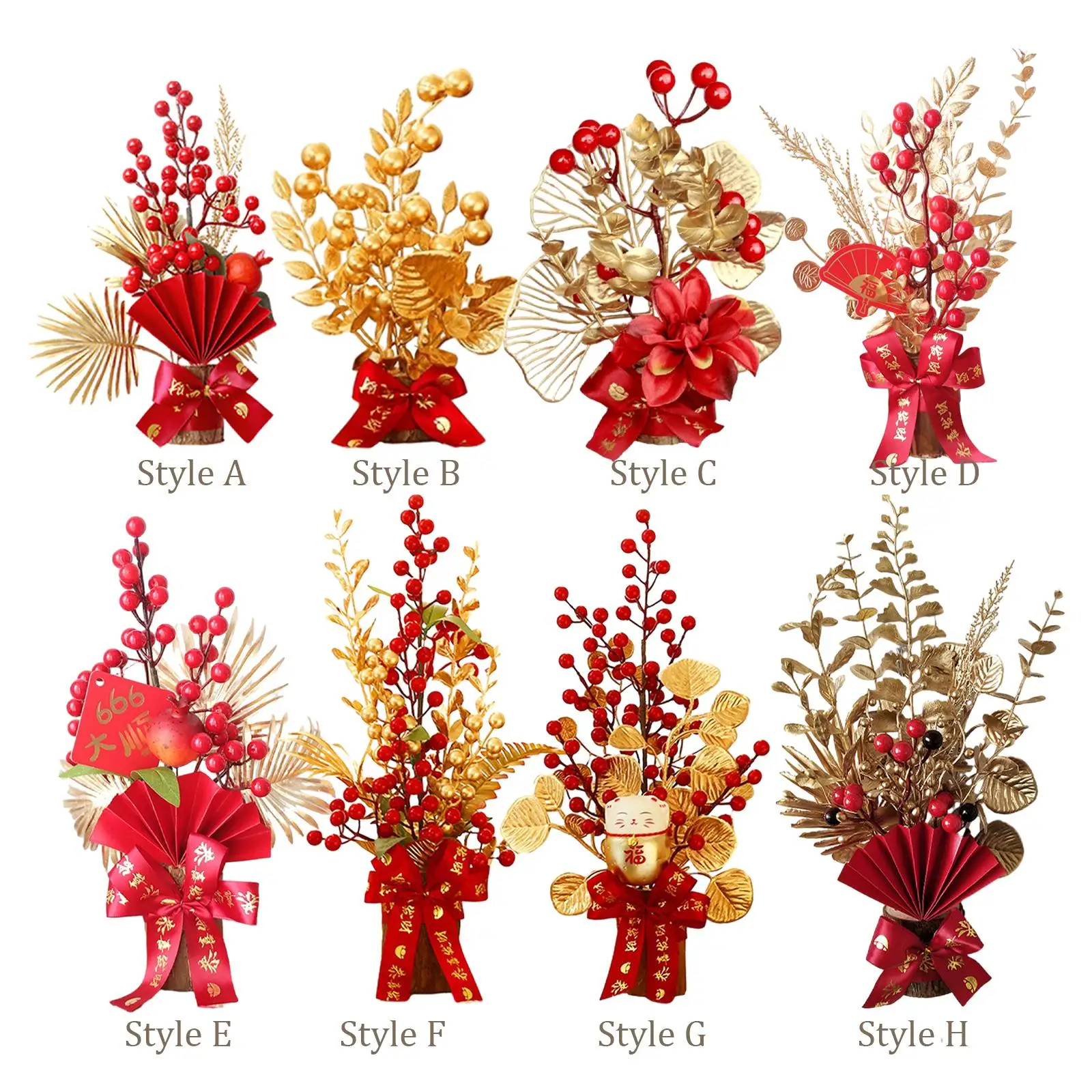 Chinese New Year Decoration Good Luck Desktop Ornament Ceremony Feng Shui Decor