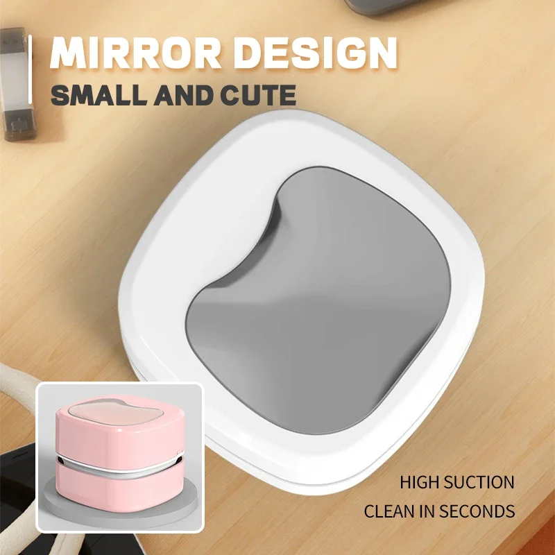 Desktop Vacuum Cleaner Wireless Handheld Mini Cleaner Keyboard Eraser Ash Electric Vacuum Cleaner Cross Border