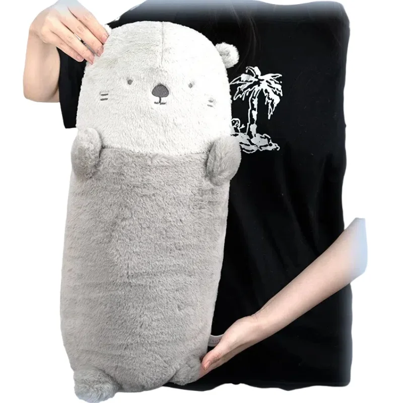 

20cm Kawaii Otter Body Pillow Sea Otter Plush Doll Throw Pillow Sleeping Companion Doll Sofa Cushion Home Decor Kid Gift