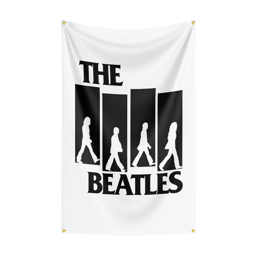 3x5 Ft Heavy Rock Band-B-Beatle THE Flag Polyester Digital Printing Banner for Bedroom Wall Art Out Door Tapestry Decoration