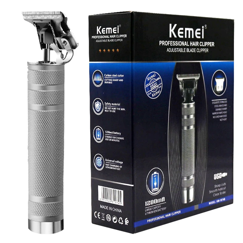 Original Kemei Grooming Hair Trimmer For Men Electric Outlining Beard Trimmer Hair Cutting Machine Edge Lining Necklines