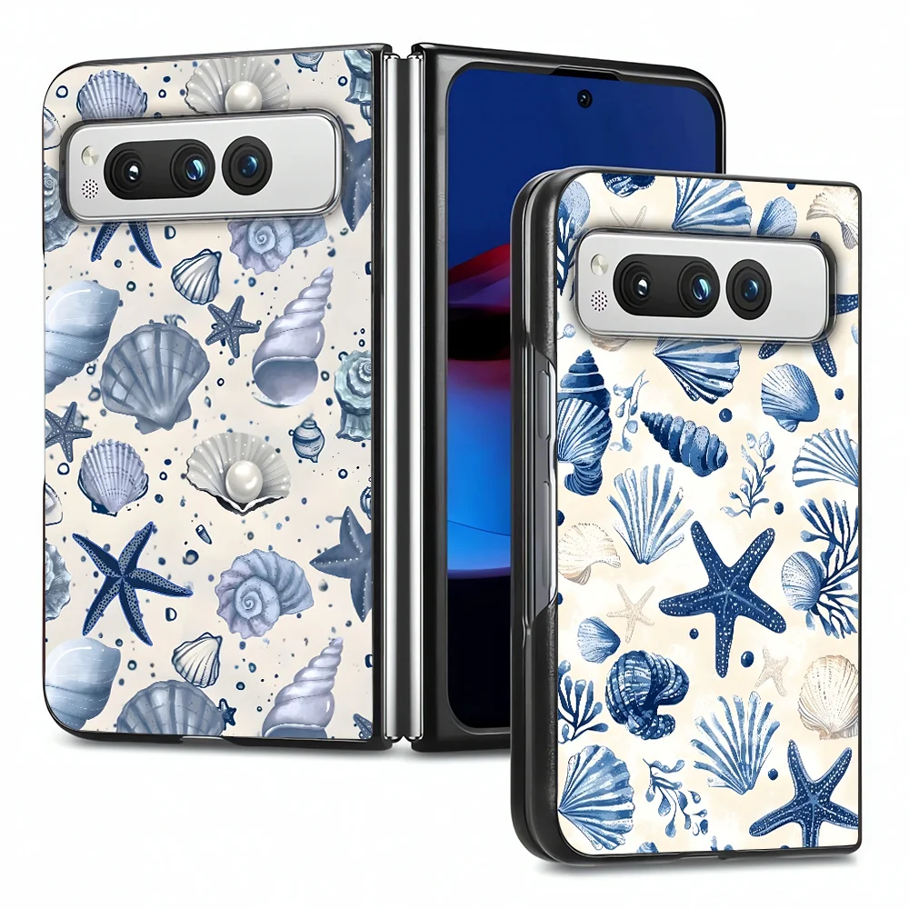 Case for Google Pixel Fold 11 Pro Fold Phone Cover Creative Marine Organisms