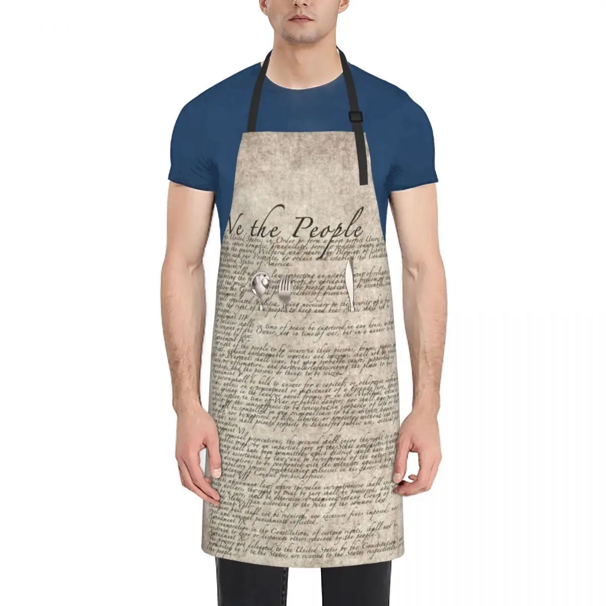 

US Constitution - United States Bill of Rights Apron Women's Restaurant Kitchen Equipment Apron