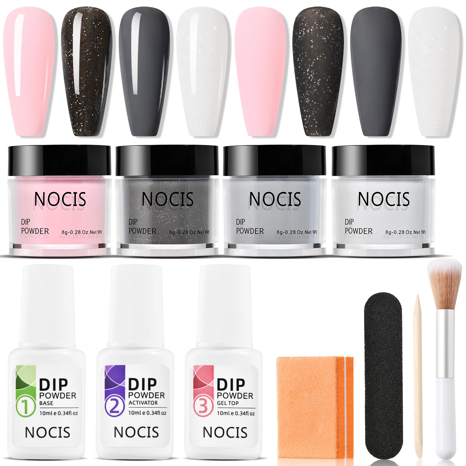 11Pcs French Nail D…