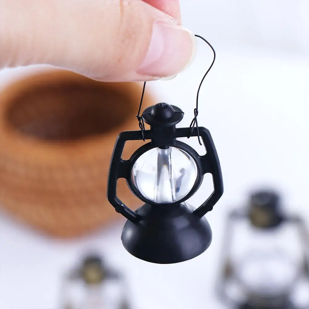 Girls Miniature Kids Toy House Decor Dollhouse Dollhouse Accessories Toy Doll Oil Lamp Scene Ornaments Kerosene Lantern