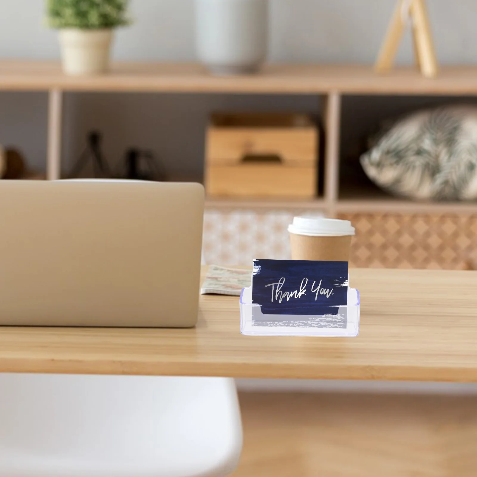 3 шт. акриловый прозрачный держатель для визитных карточек, прозрачный органайзер, подставка, настольный дисплей для хранения, профессиональное использование, дисплей для визитных карточек