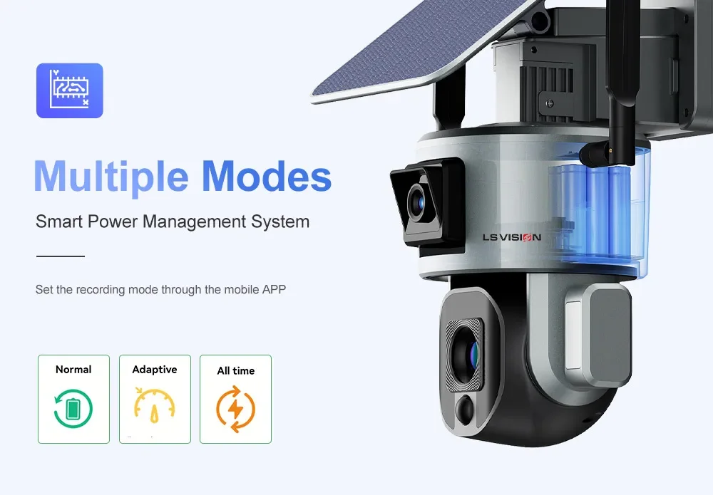 20X Zoom 4K 4G SIM Solar Camera Outdoor Wifi Surveillance Cameras 8MP Dual Scree
