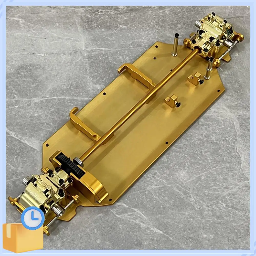 

ABTK-Metal Chassis Body Frame Gearbox Differential Set For Wltoys 124016 124017 124018 124019 1/12 RC Car Upgrade Parts