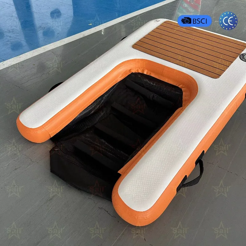 dog toy Portable Foldable Inflatable Dog Ladder Floating Pet Water Climbing Ramp Anti slip Step for Outdoor Pool Use