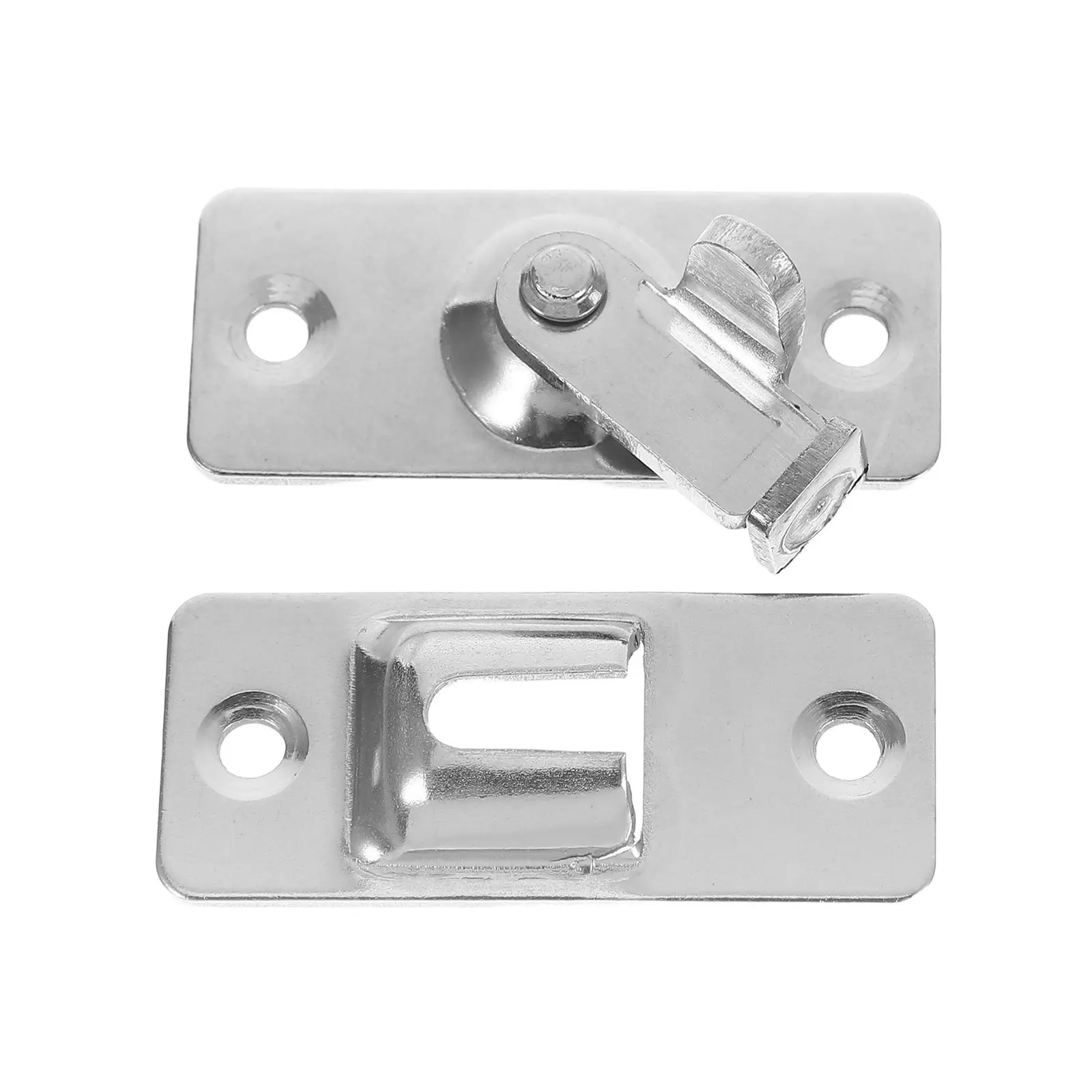 Manopola ad angolo retto Serratura per porta del fienile Chiusura scorrevole da 90 gradi Bullone per fienile Porte tascabili per armadio da camera da letto in acciaio inossidabile in metallo