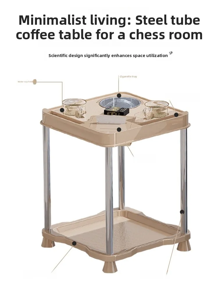 麻雀機用灰皿付き専用ティーテーブル、カップホルダー、カードゲームルーム、ティーウォータースタンド、小型ティーテーブル、ポーカーナイト