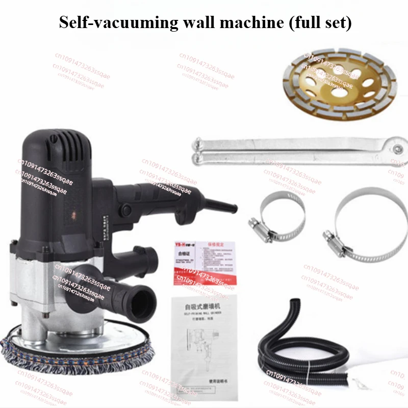 Wall shovel machine comes with vacuuming old wall renovation concrete white ash grinder