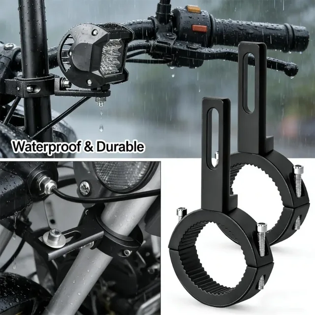 Motorcycle Auxiliary Led Lights Bracket Spotlight Headlight Fog Driving Lights Bracket Bike Fronnt Fork Bracket Clamp Fixation 3 Motorcycle Auxiliary Led Lights Bracket Spotlight Headlight Fog Driving Lights Bracket Bike Fronnt Fork Bracket Clamp Fixation 3