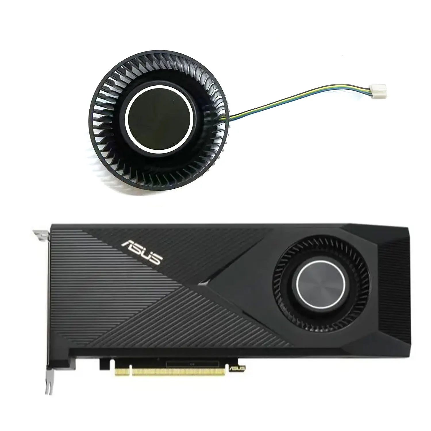 Original New 78MM 4PIN PLB08025B12HH CF7525U12D GPU Fan for Asus RTX 3070 TI 3080 3090 Turbo Video Card Fans