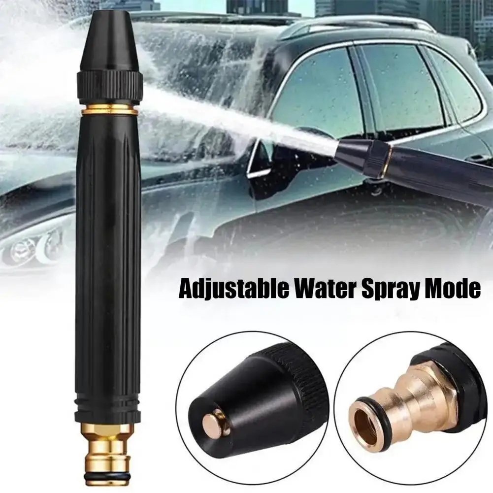 Multi-functional Nozzle Head Leak-resistant High Pressure Water Hose Sprayer Adjustable Spray Mode 360-degree Rotation for Car