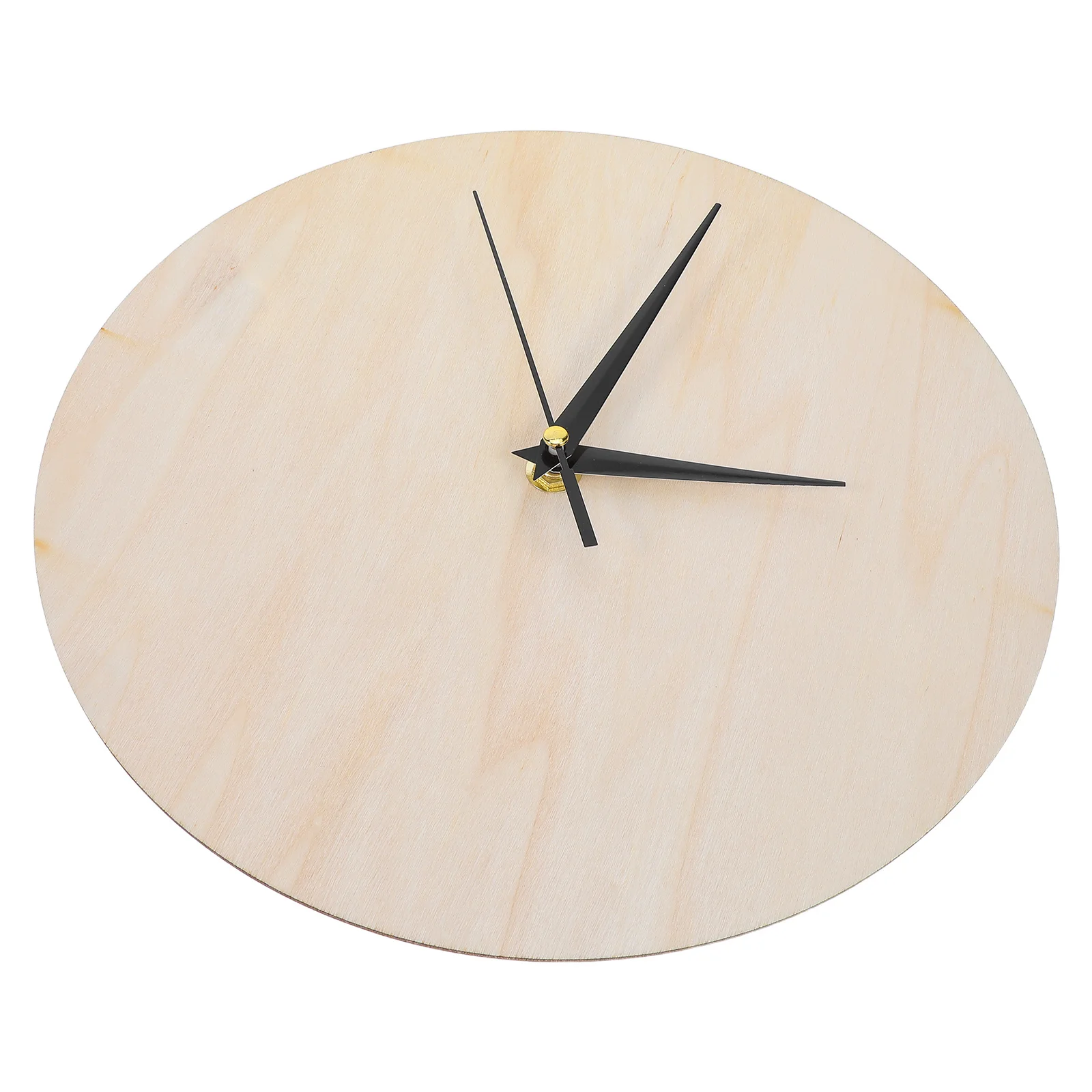 

Wooden Dial: 9.82X9.82X0.79In Round Blank Clock Face For Diy Painting Craft Unfinished Wood Clock Base For Wall Decor Home