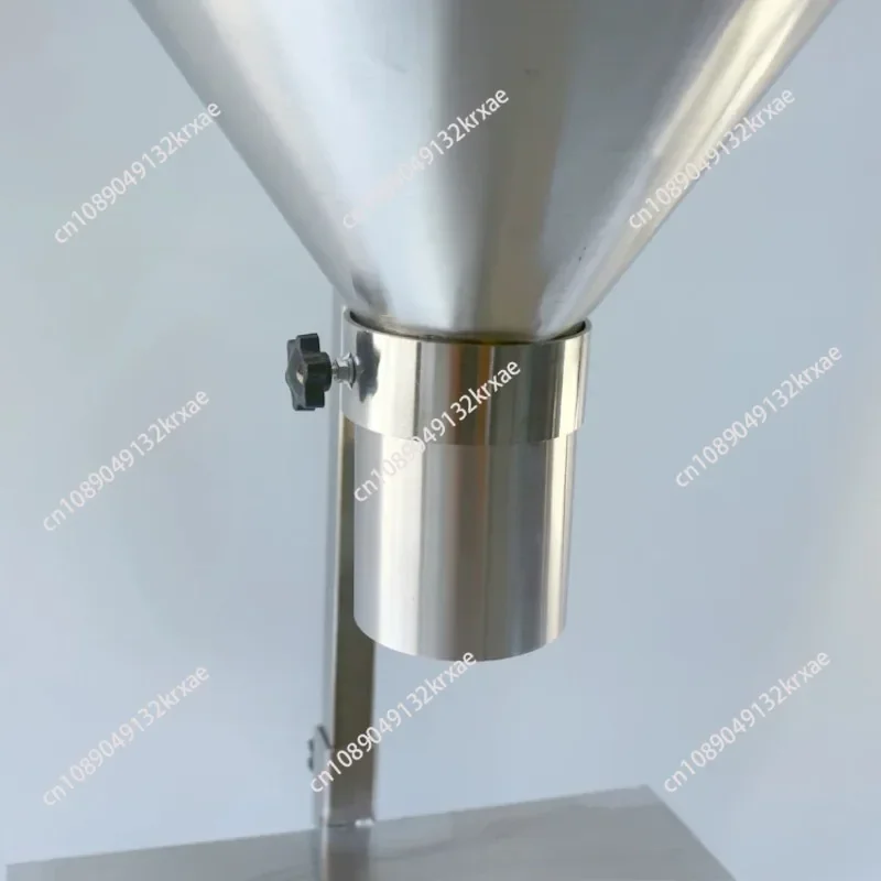 Stainless Steel Feeding Filling Hopper with Bracket, Manual Dispensing Funnel for Vacuum Bag Packaging Subpacking