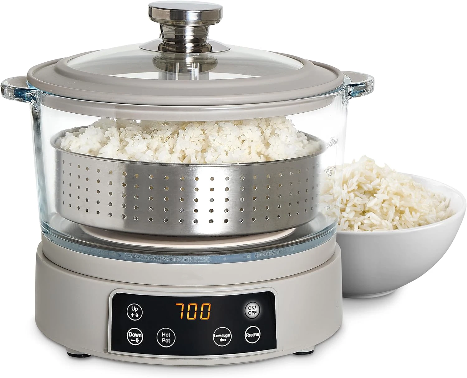 Intelligent Intelligent Domestic Electric Rice Cooker 3L Lifting Sugar Removal Rice Cooker with Low Steamer Low Carb Sugar Rice Cooker - Aliexpress Deal