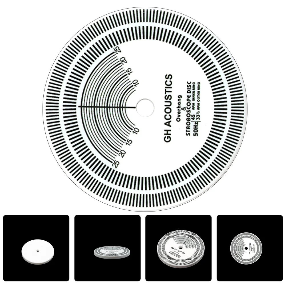 جهاز اختبار سرعة تسجيل الفينيل أداة معايرة القرص الدوار الاحترافية لمشغل الفونوغراف والكشف الدقيق في السرعة