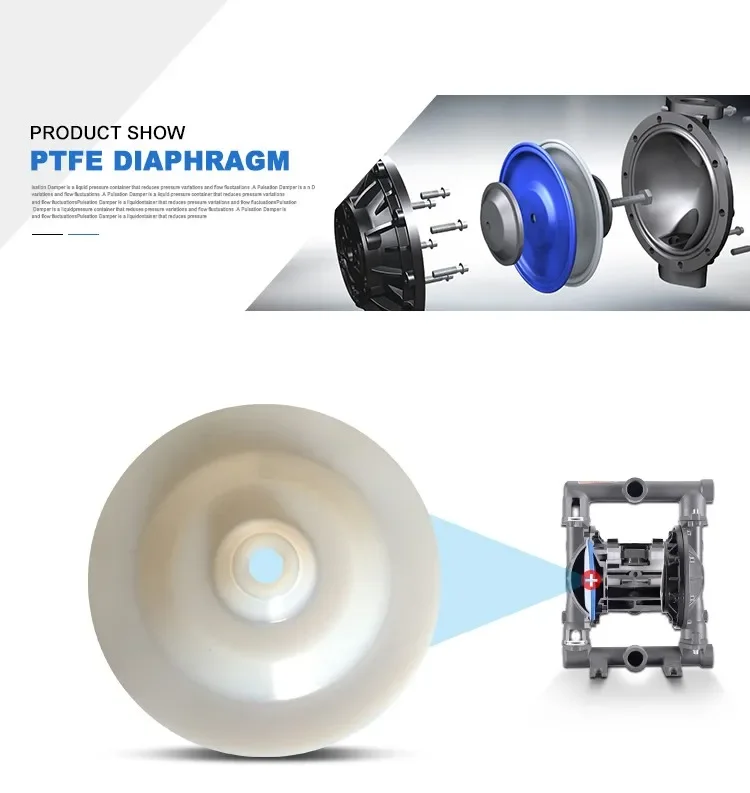 High Tightness  Diaphragm Membrane Seal Valve Diaphragm For Aluminum Pumps