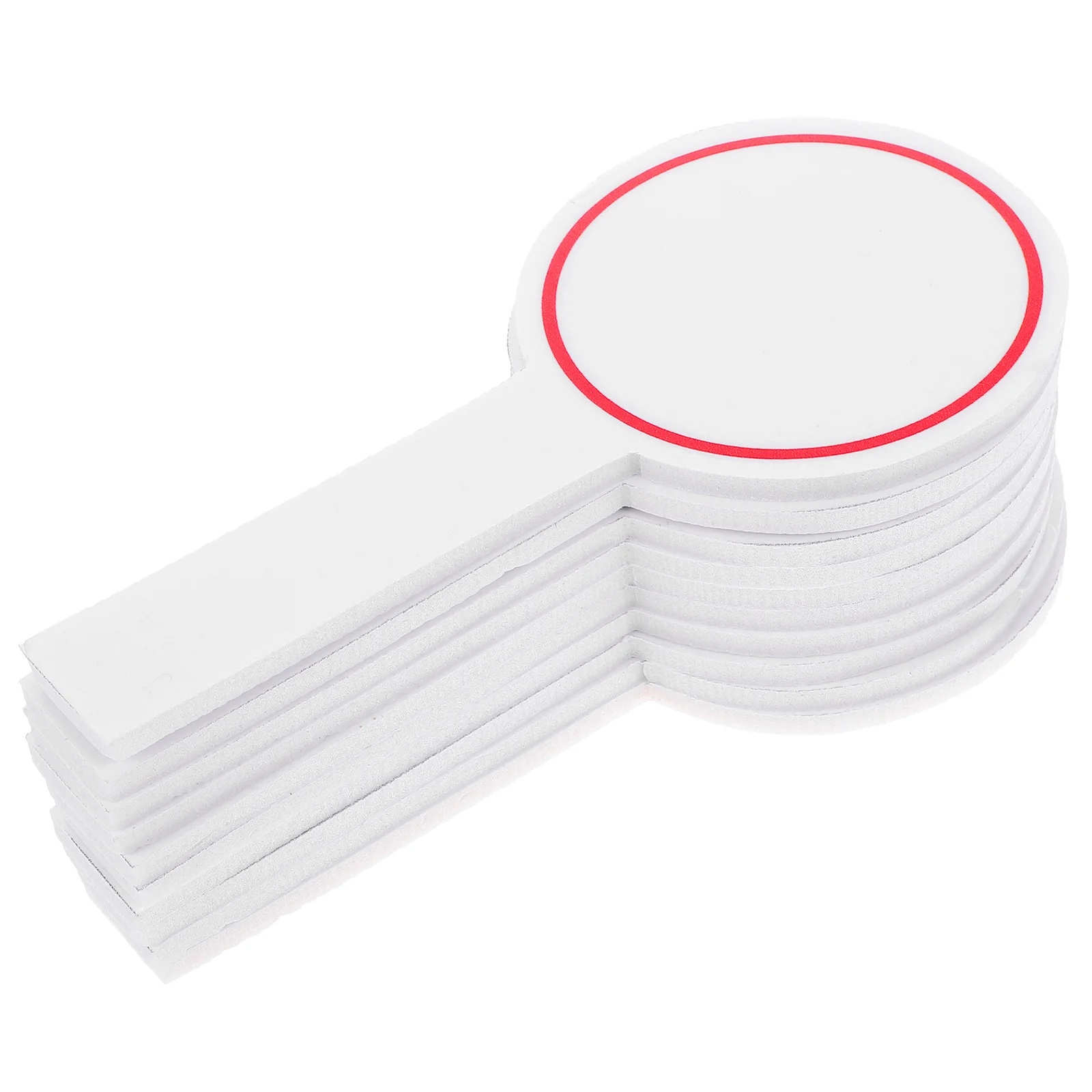 

20pcs Handheld Whiteboard Mini Dry Erase Board For Score Voting Classroom Students Reusable Writing Paddle Small Portable Marker