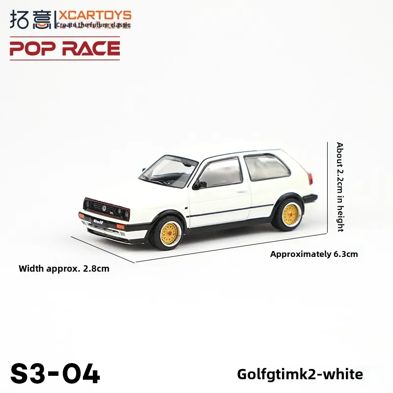 Tuoyi POPRACE Alloy Car Model 1/64 Golf GTI Miniature Model Simulation Boy Toy Car