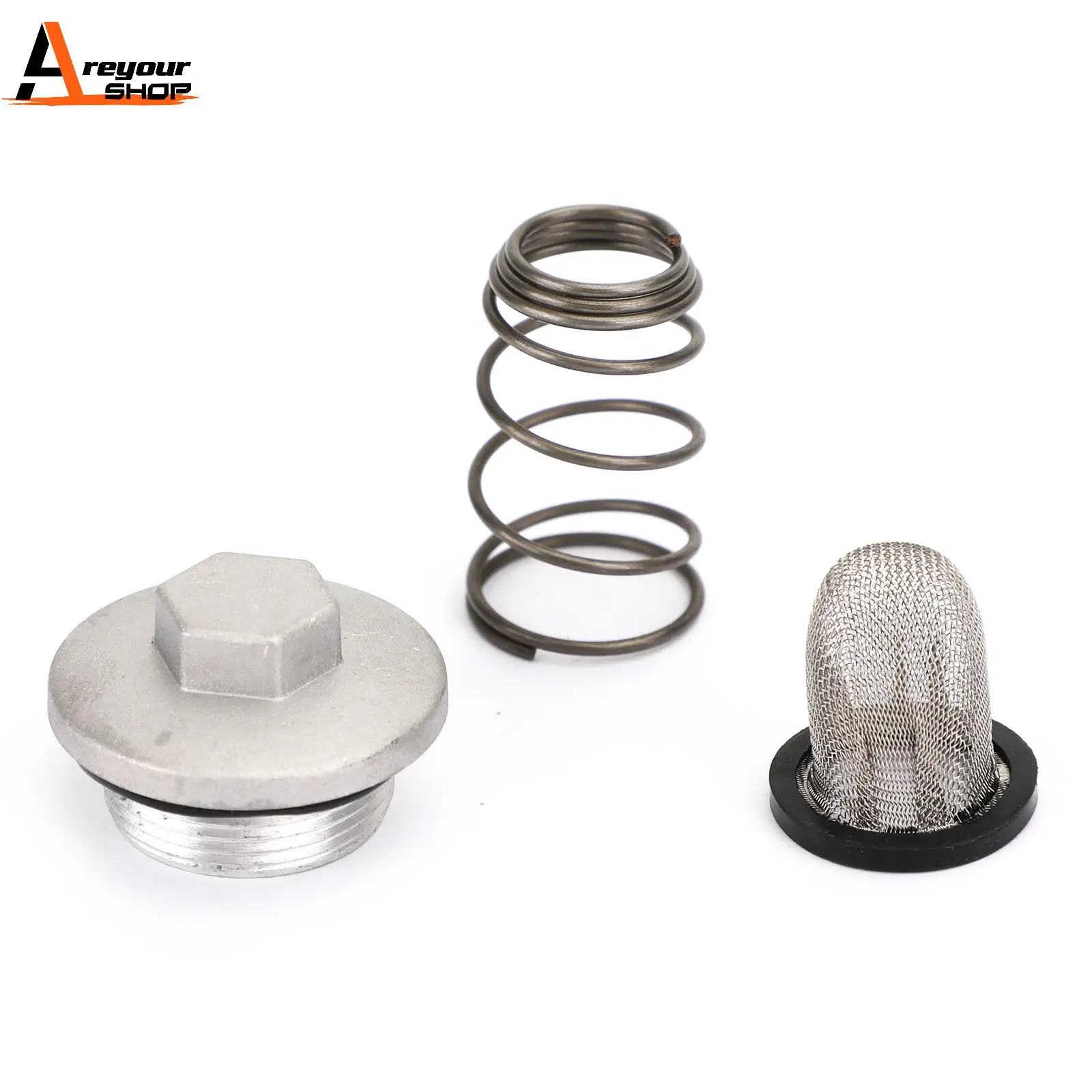 

Areyourshop Oil Filter Drain Plug Set For GY6 50cc 125cc 150cc 157QMJ 139QMB QMB139 Scooter