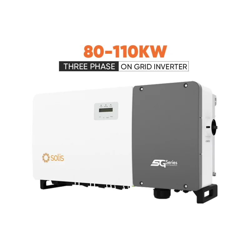 80-110KW Grid Tie Inverter Solar CE Certificado Monitoramento remoto WIFI integrado e O&M