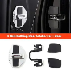 Car Door Lock Door Latch Lock Trim Car for Toyota FJ Curiser 2007-2022Lock Latchs Cover Stainless Steel Door Interior Accessori