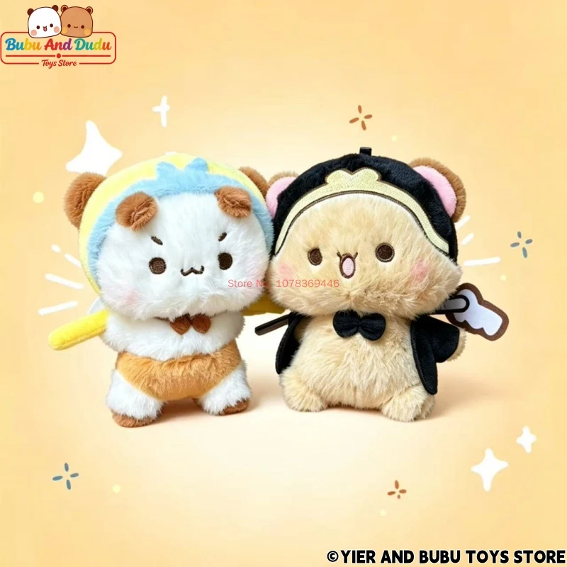 

10cm Official Original Panda Bubu And Yier & The Monkey King And Zhu Bajie Series Design Plush Pendant Doll Couple Gifts