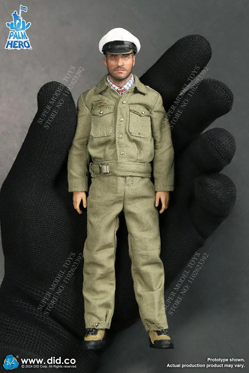 DID XD80026 1/12 Scale Men Soldier Captain Heinrich Lehmann Palm Hero Series Full Set 6-inches Action Figure Doll Collection