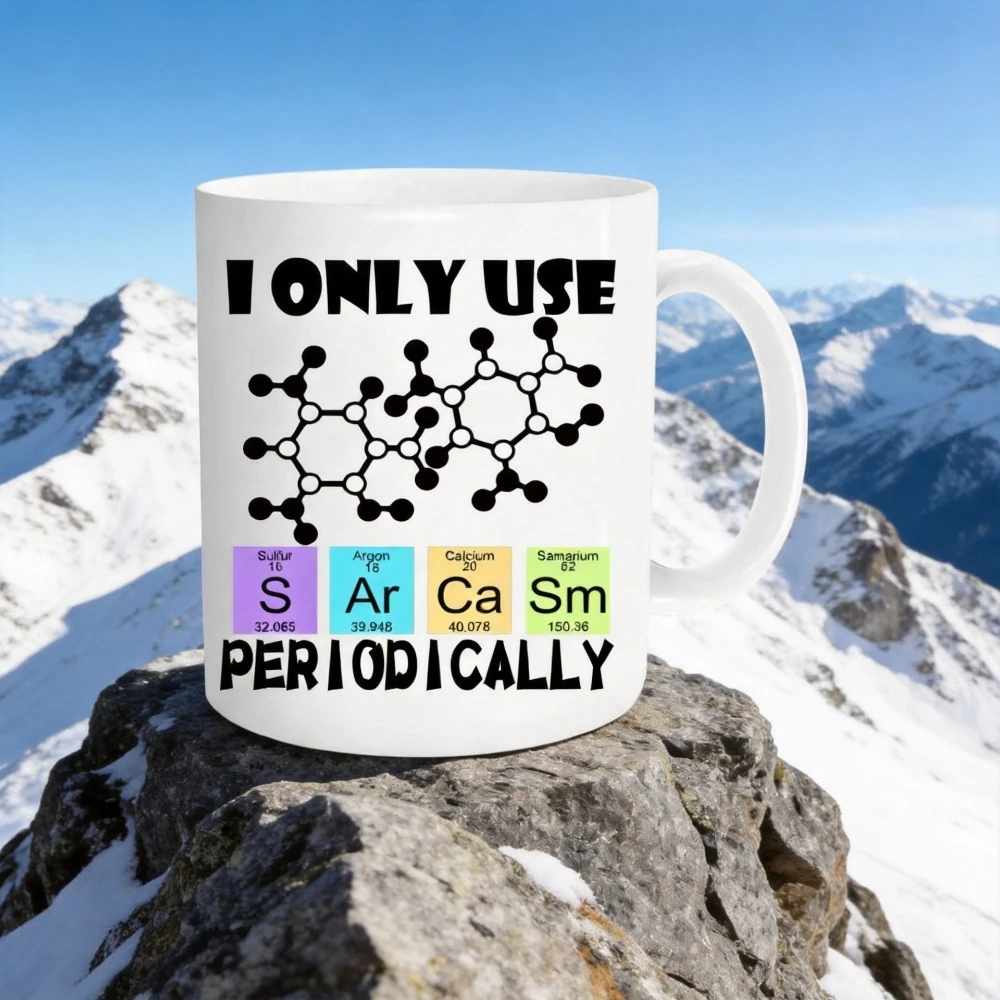 Coffee Cups Funny Cofee Mug Chemistry Student Teacher Periodic Mugs Cup of Coffee Drinkware Personalized Gift Cup for Tea Beer