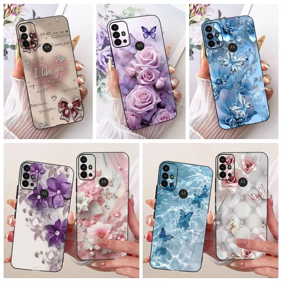 Funda a prueba de golpes para Motorola Moto G10 G20 G30, Funda trasera de silicona suave mate, Funda negra para teléfono MotoG20 MotoG30 MotoG10