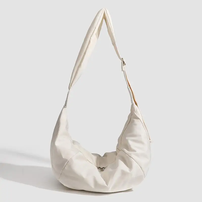 Fashion Women Large Capacity Crossbody Shoulder Bag Down Cotton Casual Versatile For Daily Use