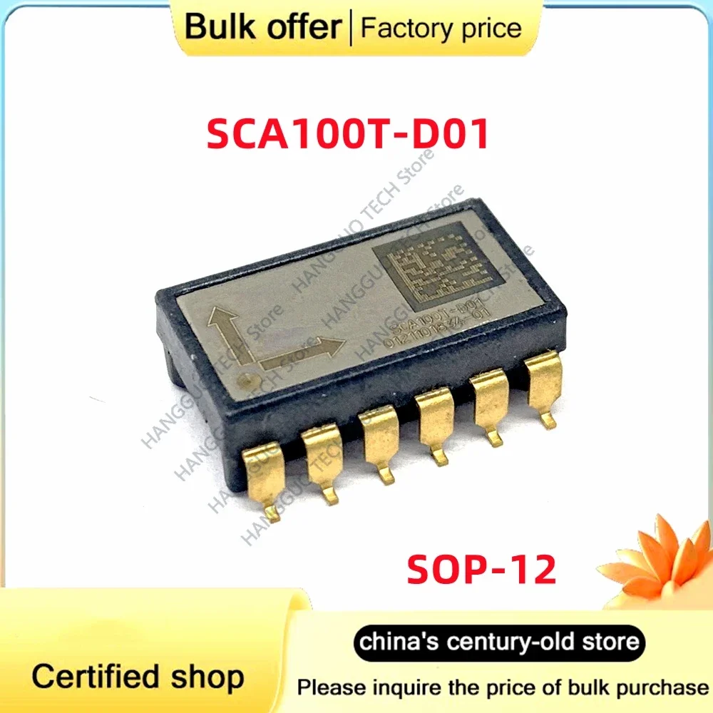 

Оригинальный датчик наклона SCA100T SCA100T-D01 SOP-12 имеет точность ± 90 градусов 0,005