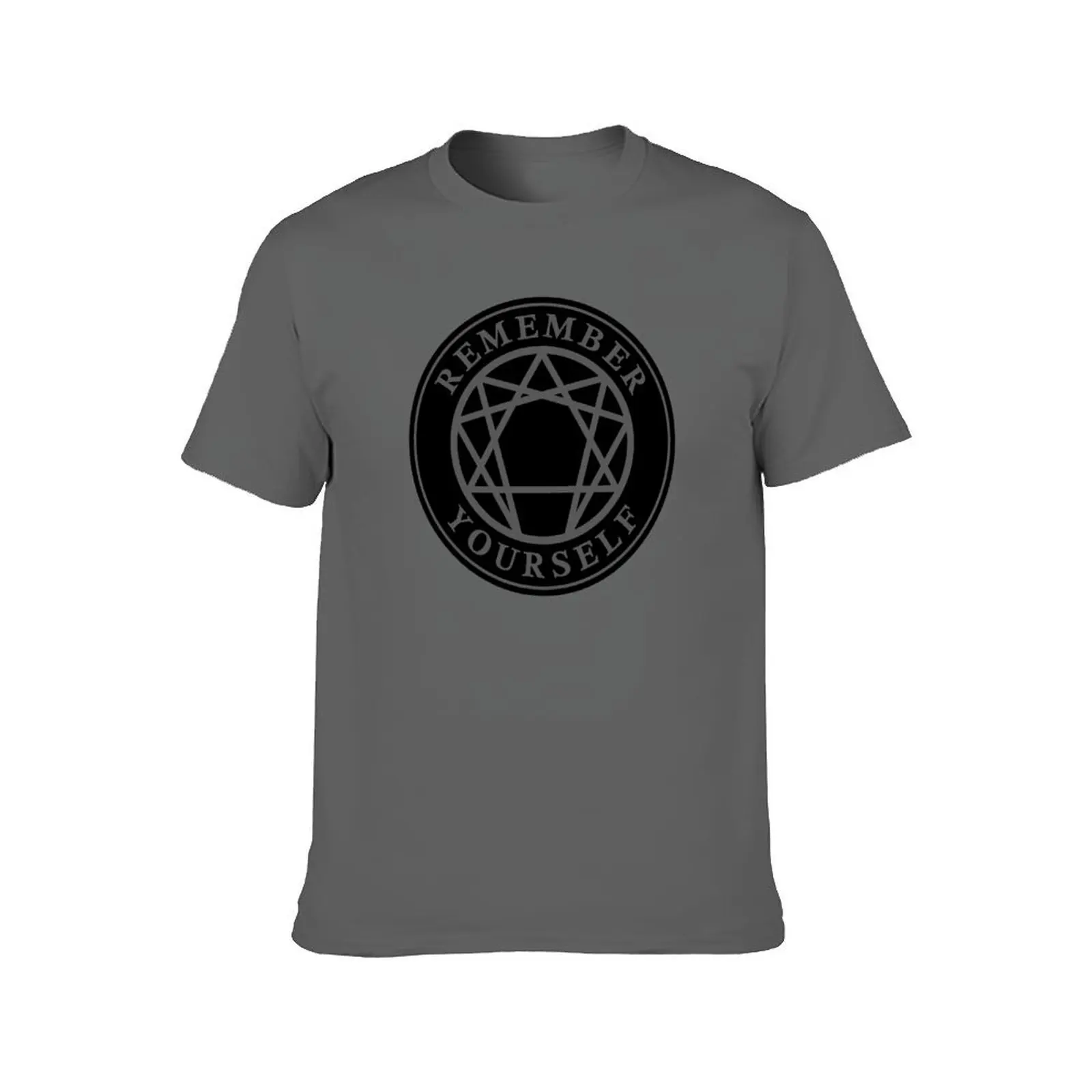 Gurdjieff - Remember Yourself - grey T-Shirt cotton t shirt pack g man t shirts for men T-Shirt