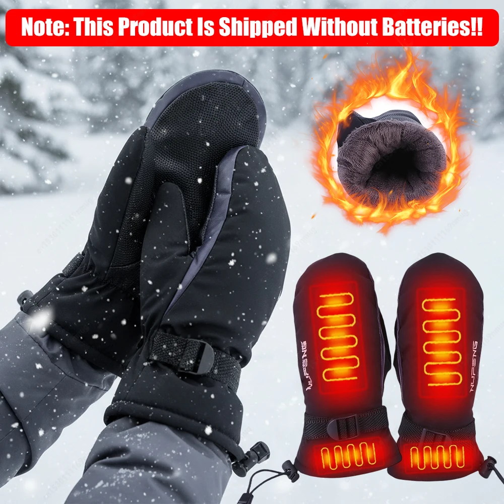

Warm Heated Gloves USB Charging Electric Heated Gloves Cold-Proof 3 Gear Temperature for Climbing Hiking Cycling