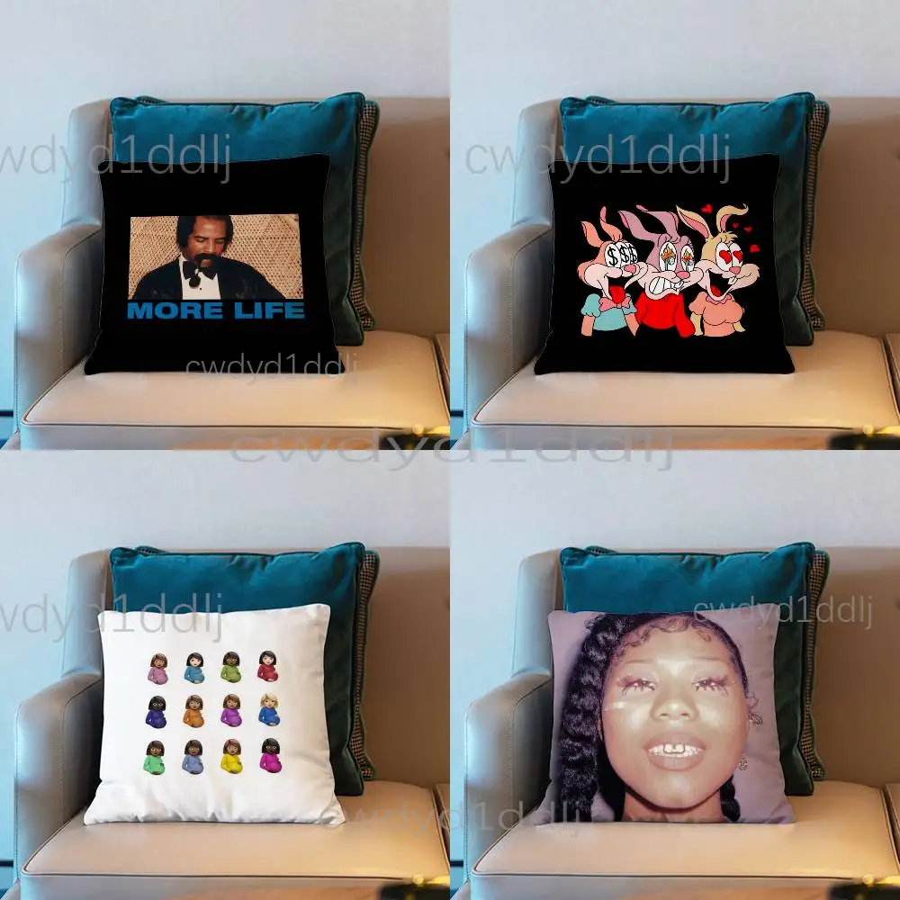 

D-Drake Some Sexy Songs 4 U Cushion Cover Pillow Cover Decor Pillowcase Printed Cushion Case For Couch