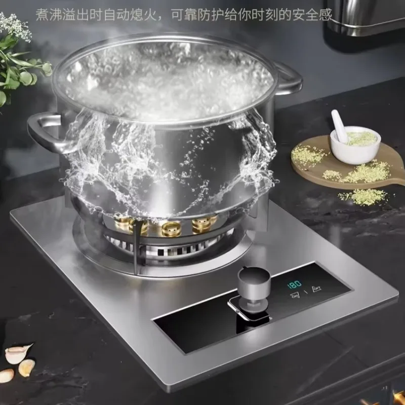 

Бытовая одинарная настольная плита, встроенная, совместимая со сжиженным газом и природным газом, энергосберегающая конструкция Fierce Fire